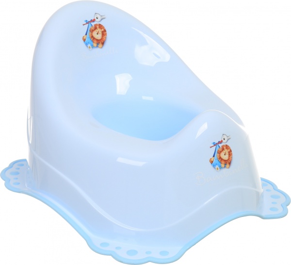 Горшок Bambinelli детский с резинкой голубой 35x30x23 см