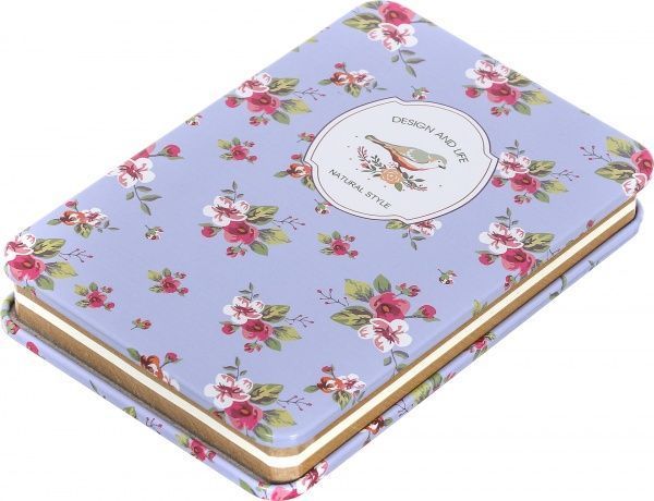 Блокнот Цветы фиолетовый