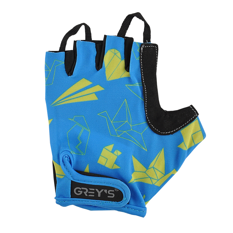 Велоперчатки GREY'S детские GR18722 7/8 черный с синим