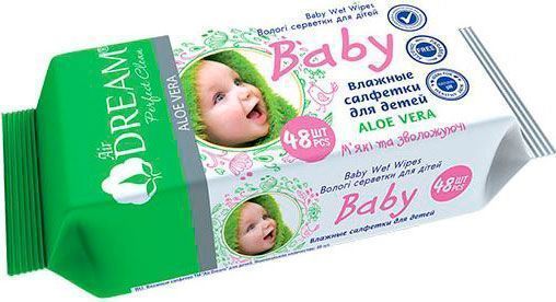 Вологі серветки Аir Dream Алое Вера 40 шт.
