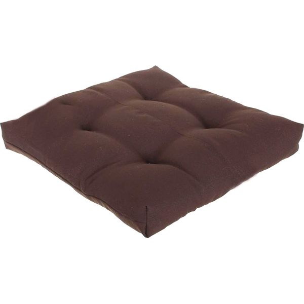 Подушка Indigo стебнована Color mini 35х35х5 см коричневий