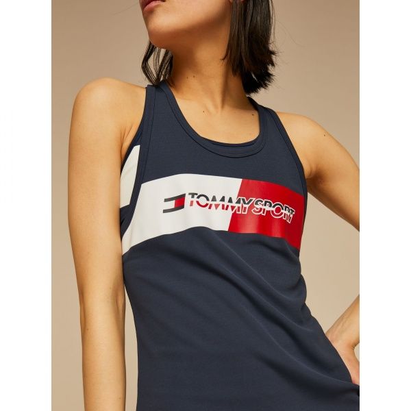 Майка Tommy Hilfiger GRAPHIC FLAG TANK TOP S10S100298401 S темно-синий