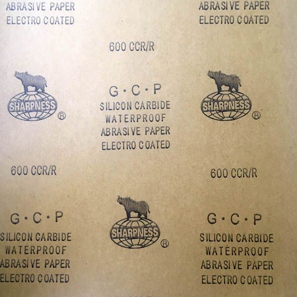 Наждачная бумагаP600 для влажной шлифовки 4 шт. 235934