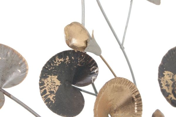 Декор настенный Lola 47,6x47 см серо-золотистый 