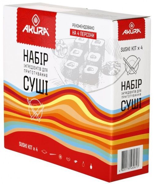 Набор ингредиентов для суши Akura Оптимальный 700 г (4820178460613)