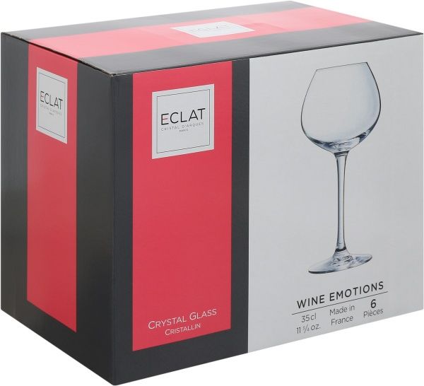 Набор бокалов для вина Wine Emotions 350 мл 6 шт. L7590 Eclat