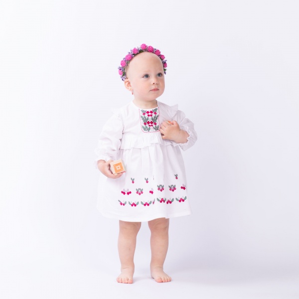 Сукня Едельвіка р.74 білий 115-21/00 