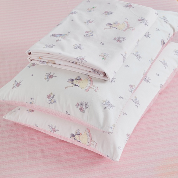 Комплект постельного белья Thumbelina 1,5 розовый с белым La Nuit 