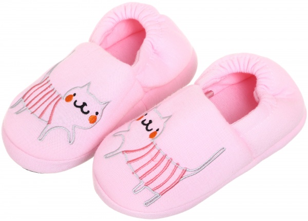 Капці дитячі Кіт р.32/33 сірий KD-6 