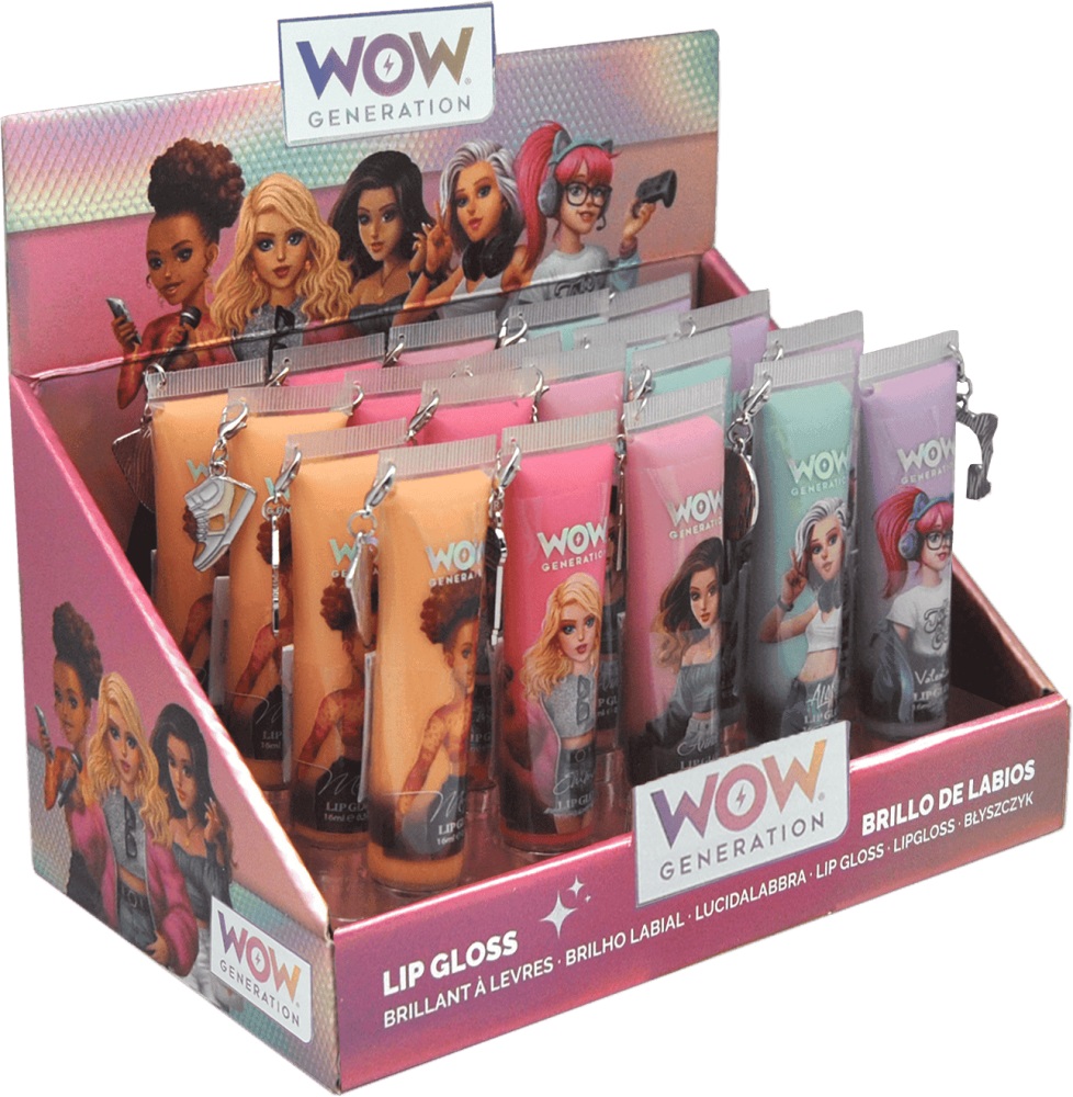 Блеск для губ Kids Licensing с шармом в ассортименте