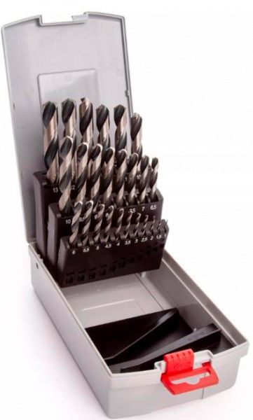 Набір свердел Bosch HSS PointTeQ ProBox 34 мм 1-13 мм 25 шт. 2608577352