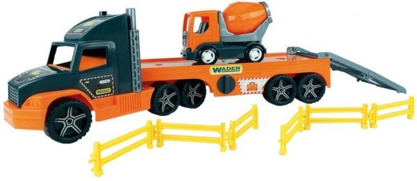 Игровой набор Wader «Super Tech Truck» с бетономешалкой