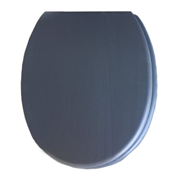Сиденье для унитаза с крышкой Ваші Меблі 430х370 мм серое