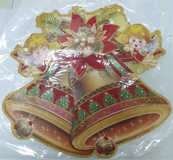 Наклейка декоративная «З Новим Роком» 40x43 см 