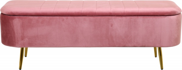 Сундук-пуф Sanremo 120х38х42 см роуз голд 