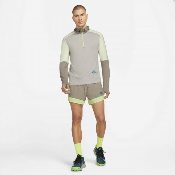 Шорти Nike M NK DF TRAIL FLX STRD SHRT 5 CZ9052-736 р. L сірий