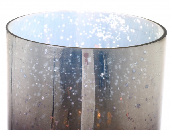 Ваза PANACHE Starburst 48 см темно-синий с золотым/никель 