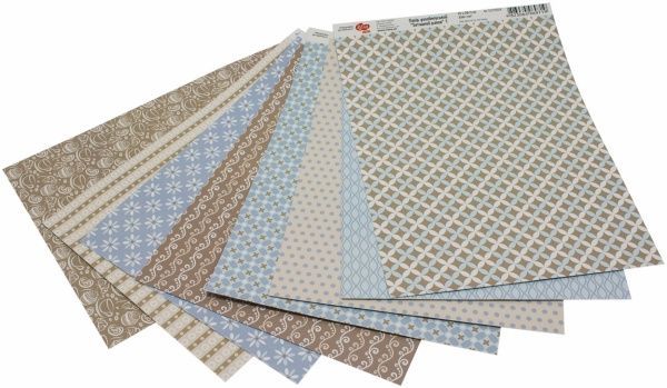 Бумага для дизайна Уютное утро 8 листов A4  21x29,7 см 250 г/м² Rosa Start