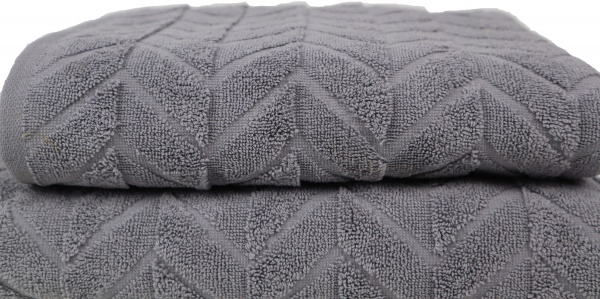 Рушник махровий Laferty 100x150 см сірий La Nuit 