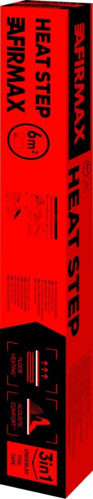 Подложка изоляционная AFIRMAX Heat Step 2мм/6 кв.м