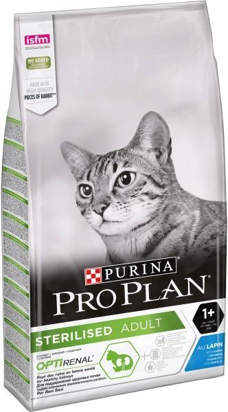 Корм Purina Pro Plan Sterilised Adult з кроликом 10 кг