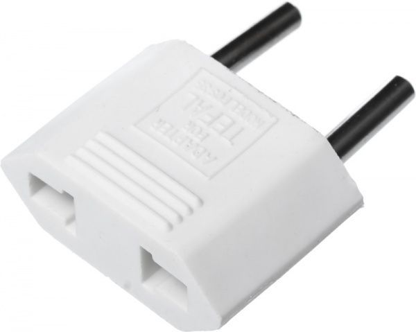 Перехідник під євро EMT без заземлення білий 2-0158 