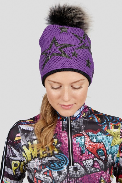 Шапка Sportalm Starlight 905903825-79 OS фиолетовый