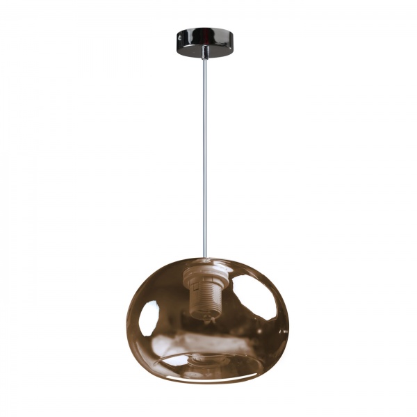 Підвіс Светкомплект Yasya G PG 1x60 Вт E27 бурштиновий 