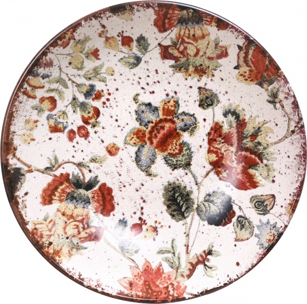 Тарелка для супа Plain Herbs 21 см кремовый Keramika