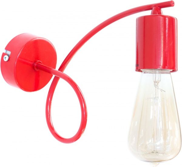 Бра ALFA Tango Red 1x60 Вт E27 червоний 23180 