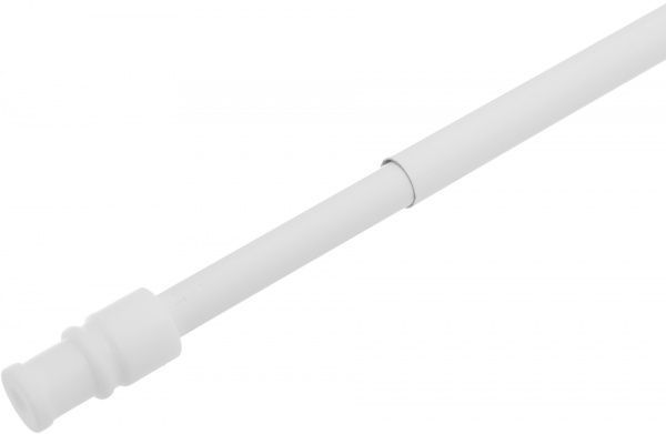 Штанга вітражна Gardinia California одинарний укомплектований 120-225 см білий 