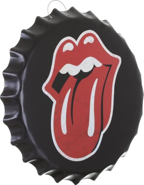 Декор настенный Крышка от бутылки жестяная Tongue d40 