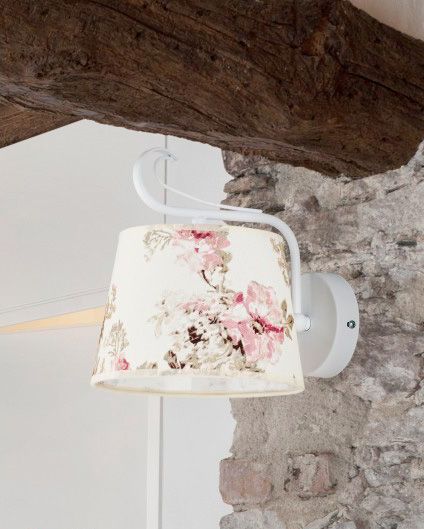 Бра TK Lighting AMELIA WHITE 1х60 Вт E27 белый с рисунком 360