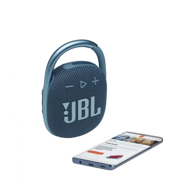 Портативная колонка JBL® Clip 4 1.1 blue (JBLCLIP4BLU)