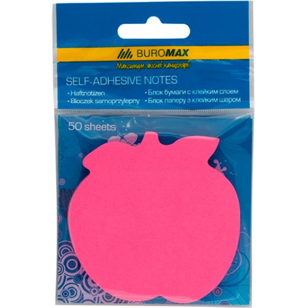 Бумага для заметок Buromax Фигурный 50 шт