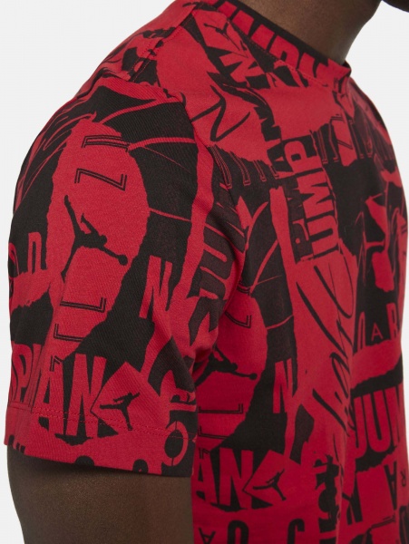 Футболка Jordan M J BRAND JM FLT AOP SS CREW DA9877-011 р.2XL чорний