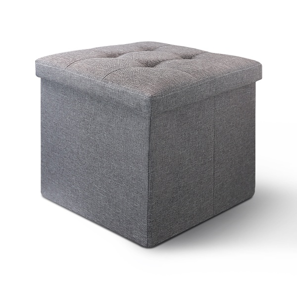 Ящик-пуф MVM TH-03 GRAY 380x380x380 мм