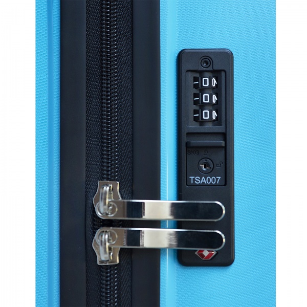 Чемодан Eagle 34 л голубой S 