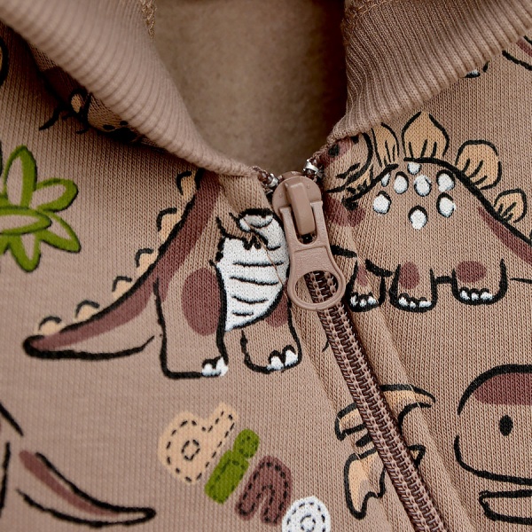 Комбинезон детский для мальчика Blanka Дино р.80 коричневый 110355 