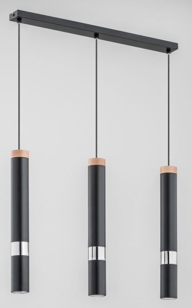 Підвіс ALFA Parna Black Listwa 3x20 Вт G9 чорний 62106 