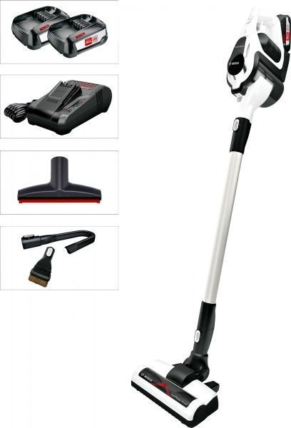 Пылесос аккумуляторный Bosch BBS1224 black/white 