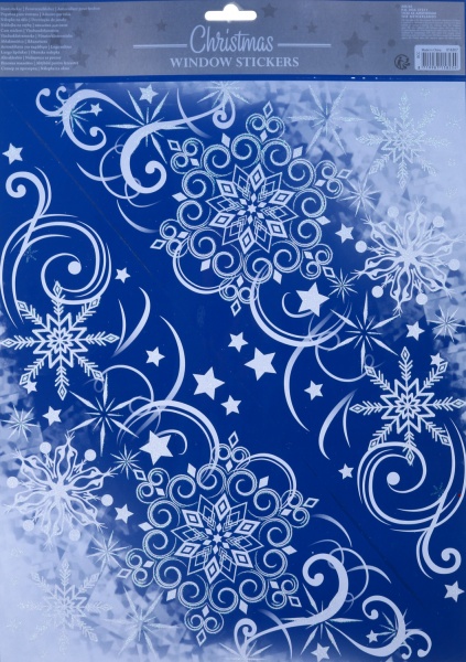 Декоративна наліпка новорічна в асортименті BCC040600 30x42 см