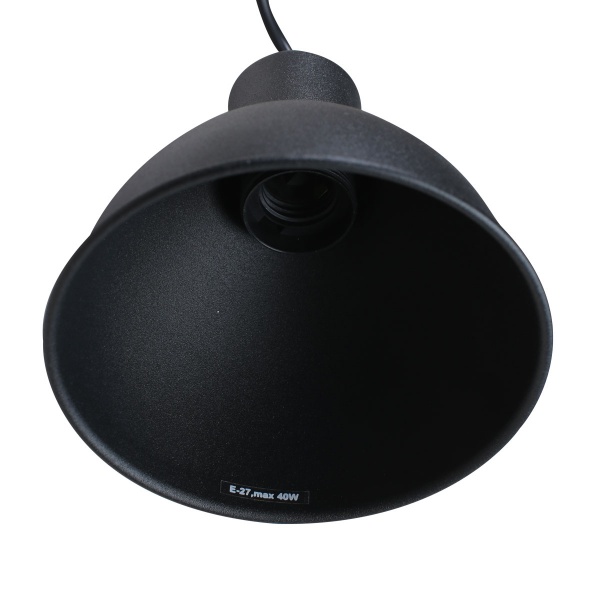 Подвес Светкомплект Wooden SP 1620 1x40 Вт E27 черный матовый 