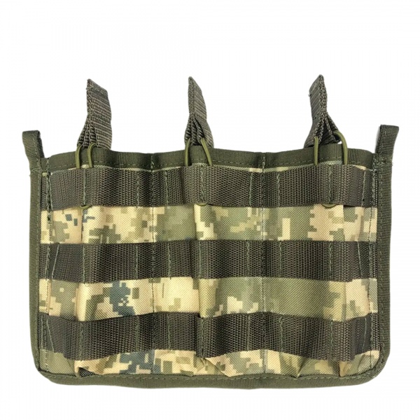 Подсумок UkrCossacks под магазин АК/AR на 3 шт пиксель ММ14