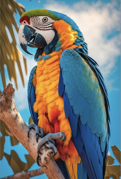 Репродукція Папуга 35х50 35x50 см Арт Фемелі 