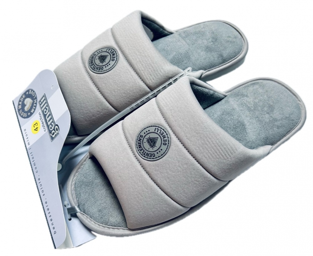 Тапки домашние Gemelli ДЖОНИ р.42 серый