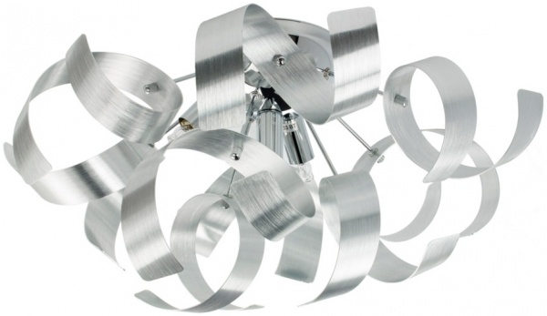 Люстра потолочная Интеркласс 4xG9 алюминий 11026-4 алюміній 