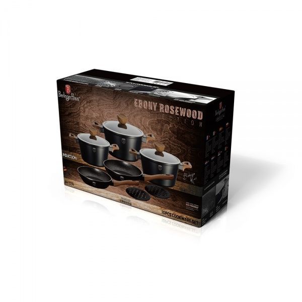 Набір посуду Ebony ROSEWOOD Collection 10 предметів BH 1534N Berlinger