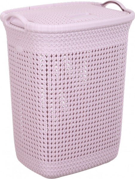 Кошик для білизни RIO KNIT 65 л 439х357х583 мм пудровий 