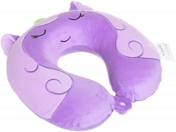 Подушка дорожная Единорог 30х30 см фиолетовый Luna